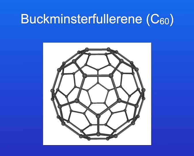<p>buckminsterfullerene</p>