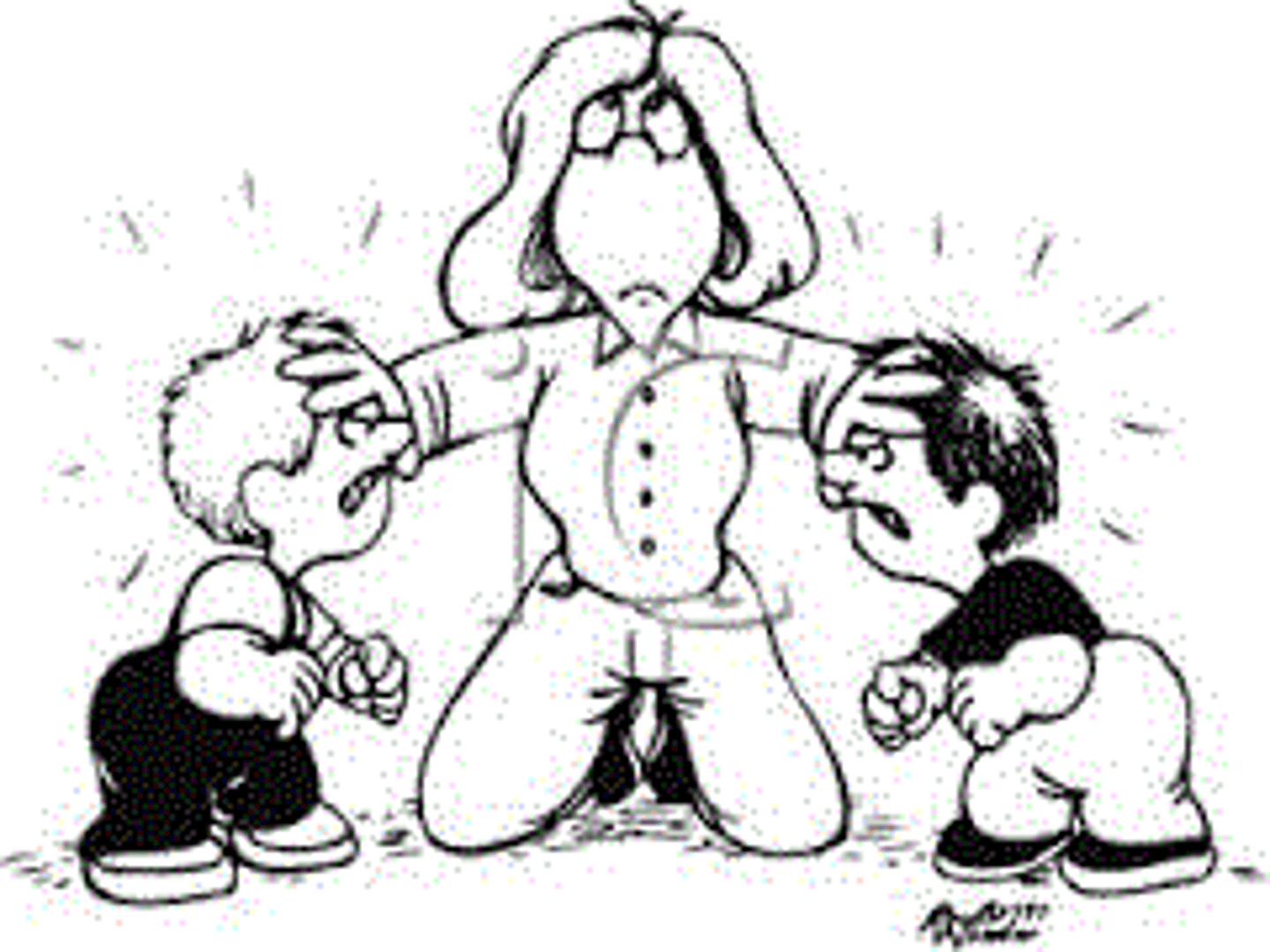 <p>to intervene, to get involved</p>