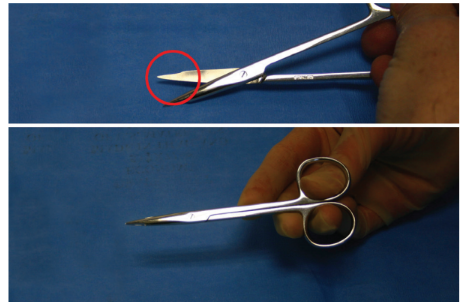 <p>Nickname: Tenotomy </p><p>Use: Cuts delicate tissue and supplies, used in general, plastics</p><p>Features: Tapered jaws, blunt tips</p>