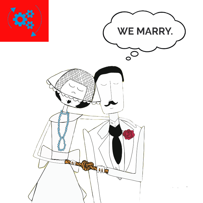 <p><strong><mark data-color="green" style="background-color: green; color: inherit;">tie the knot </mark></strong></p><p><strong>DEUTSCH: </strong></p><p>heiraten</p>