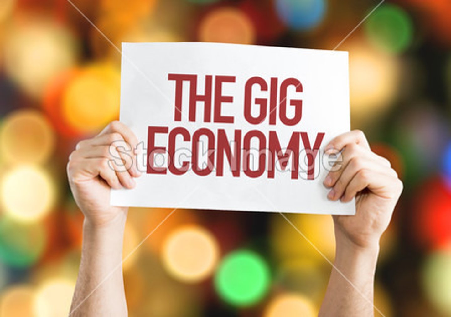 <p>(n) an economy made up of freelancers and contingent workers who piece together projects and jobs to earn the revenue they need to live the life they desire</p>