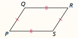 <p>If a quadrilateral is a parallelogram, then its opposite sides are congruent.</p>