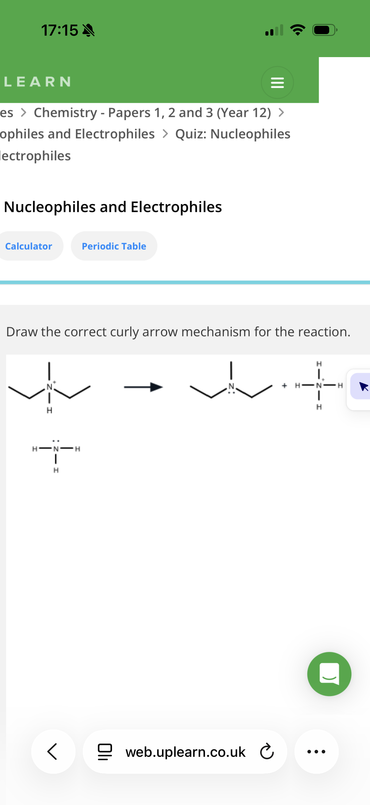 <p>Note:The arrow of the nucleophile goes to the most electron deficient area.</p>