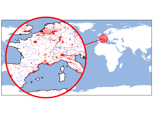 <p>A map inside a larger map used to show detail for a specific area.</p>