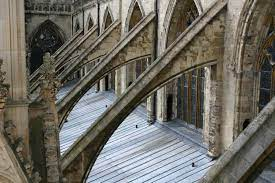 <p>flying buttresses</p>