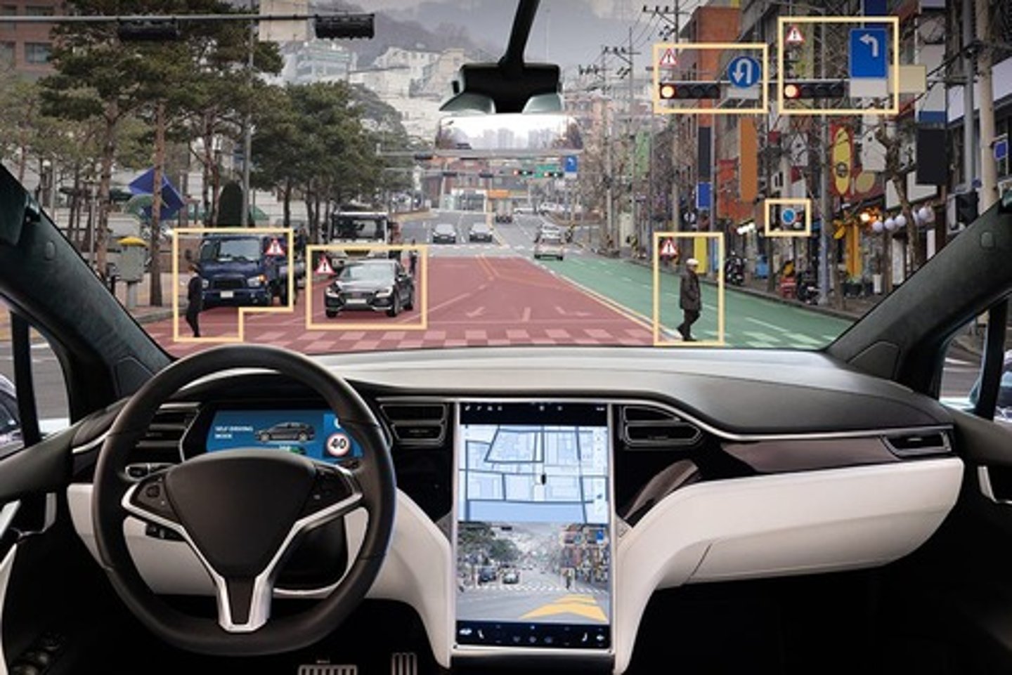 <p>Tangible innovations like self-driving cars.</p>