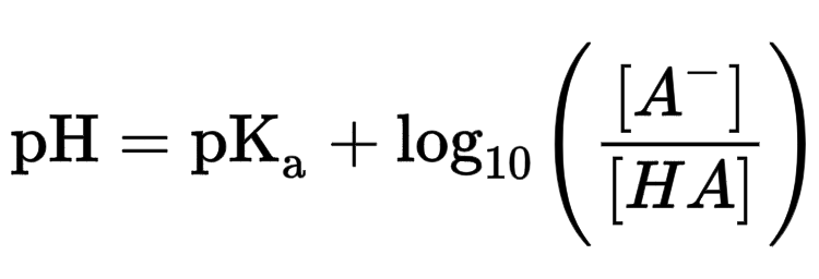 <p>The equation that helps to simplify solutions with the common ion effect.</p>