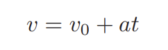 <p>given v and vo and looking for t </p>