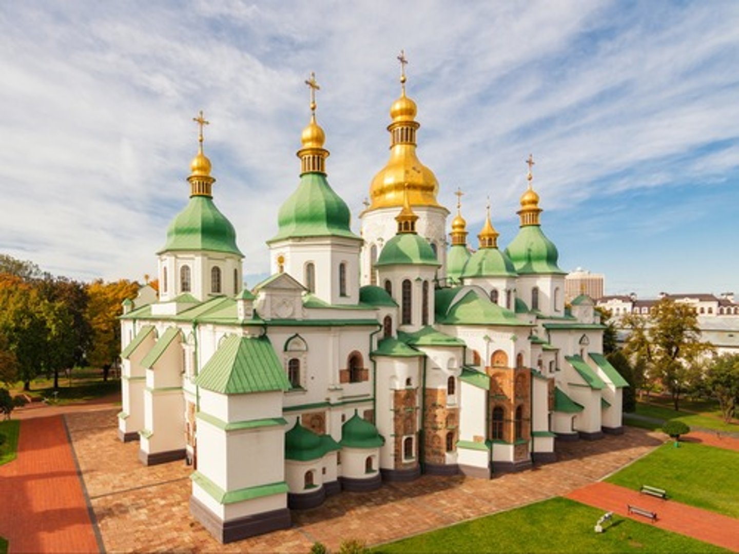 <p>Cathedral of Saint Sophia, Kiev (1011-1036)</p>