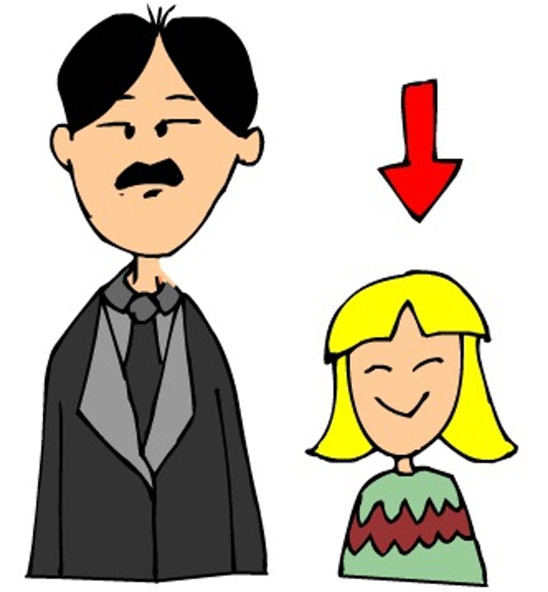 <p>con gái mình</p>
