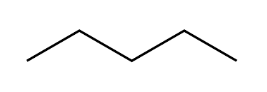 <p>Shows the shape of the carbon skeleton </p>
