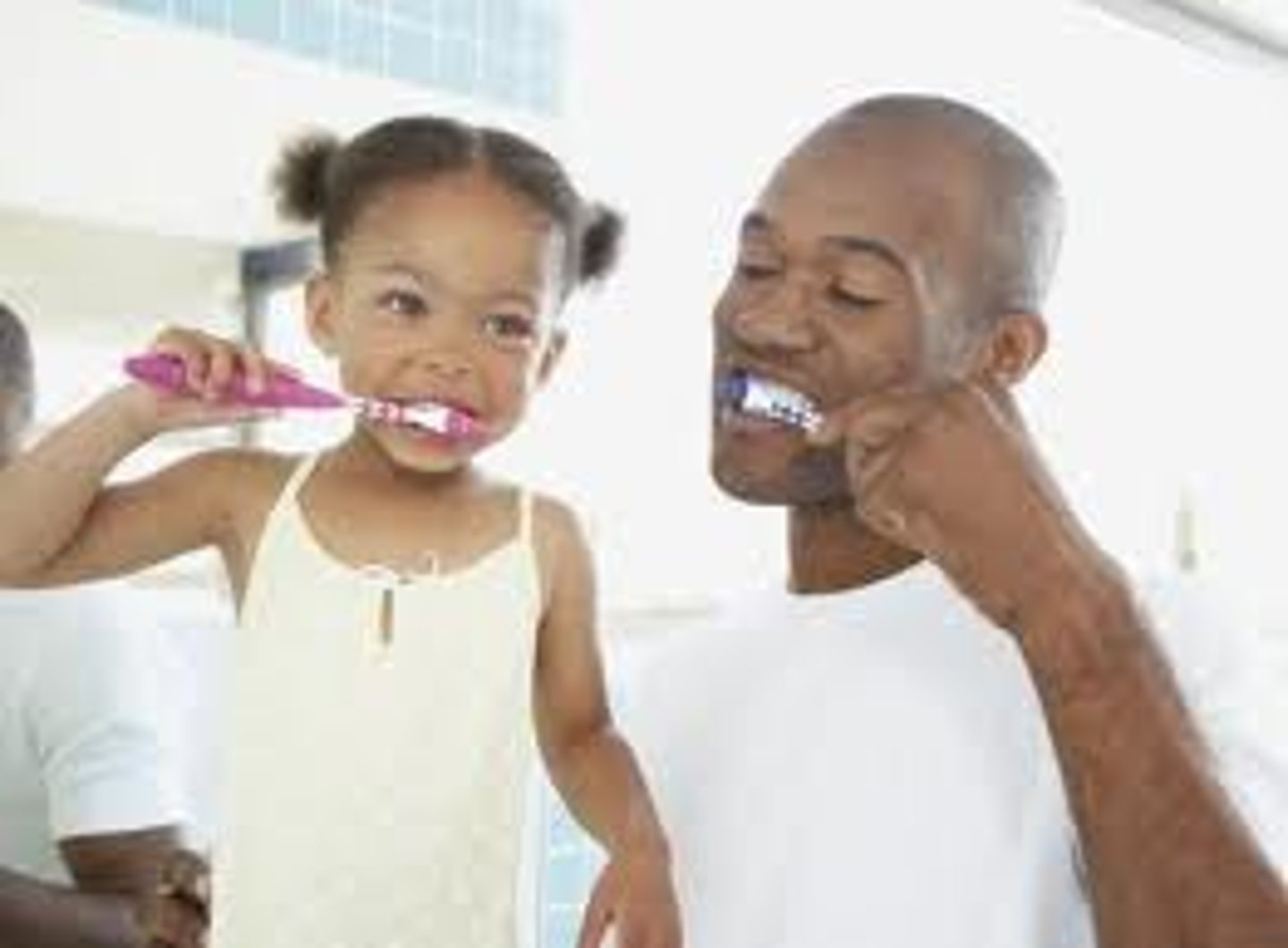 <p>You all are brushing yourselves.</p>