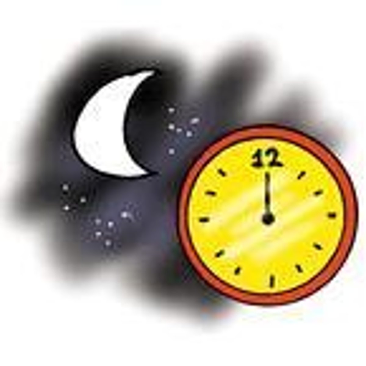 <p>It's midnight</p>