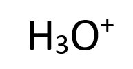 <p>(H3O)^+</p>