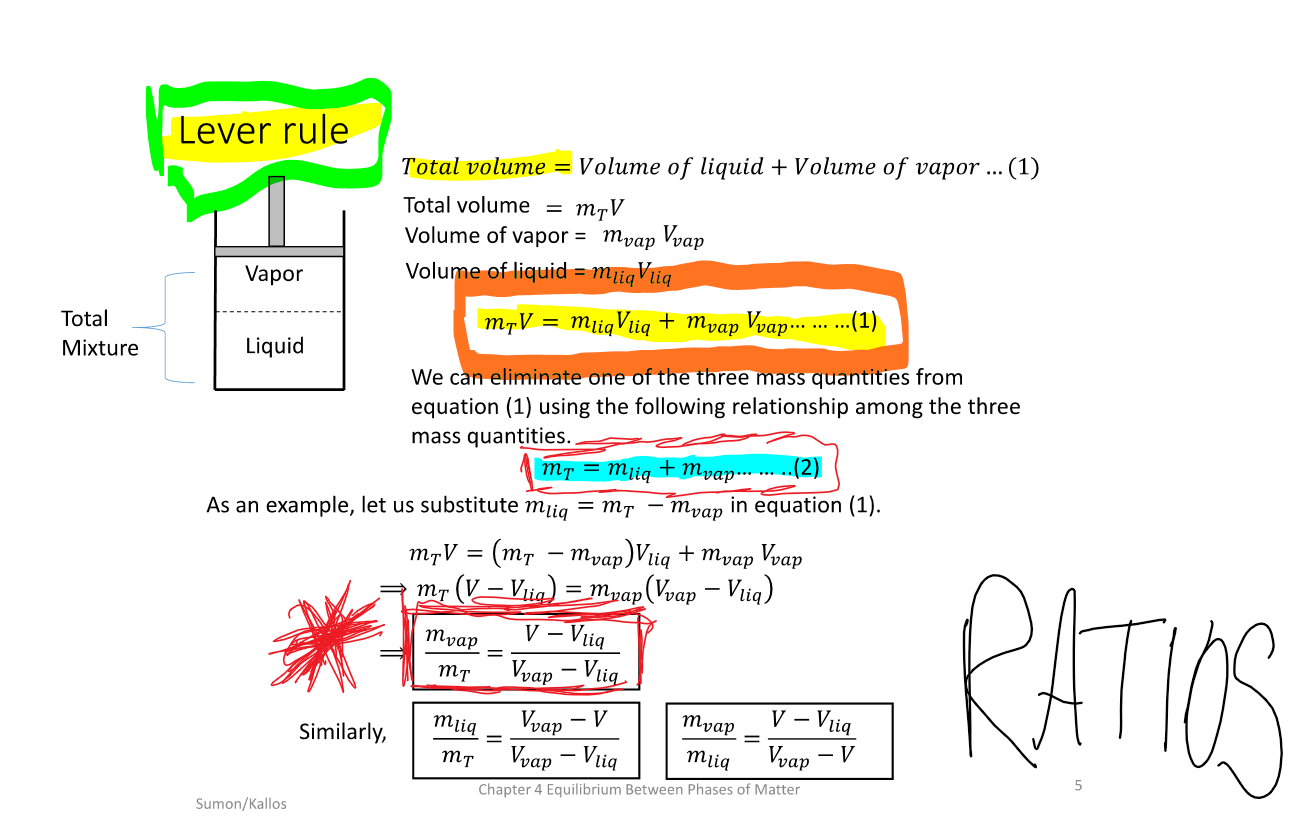 to determine relative amounts of phases in 2-phase regions