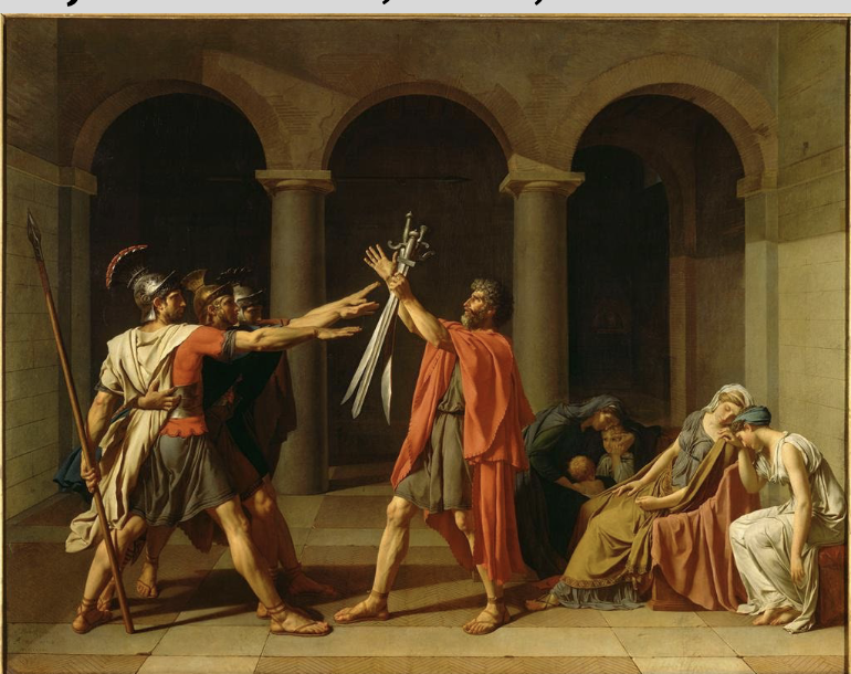 <p>The Oath of the Horatii (artist)</p>