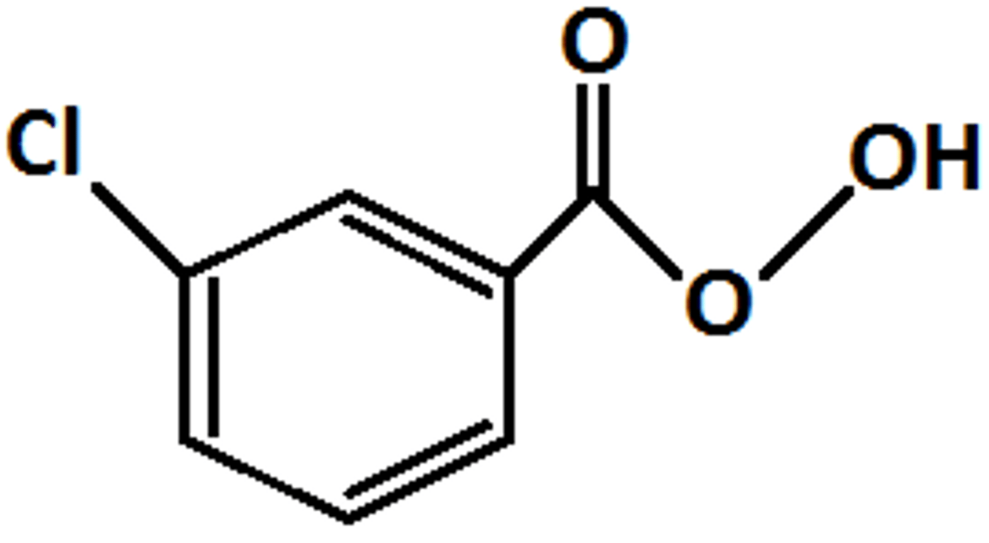 <p>alkene to epoxide</p>