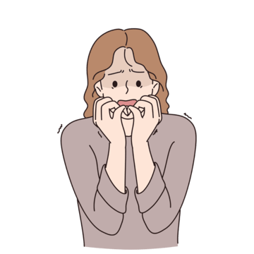 <p>to be worried</p>