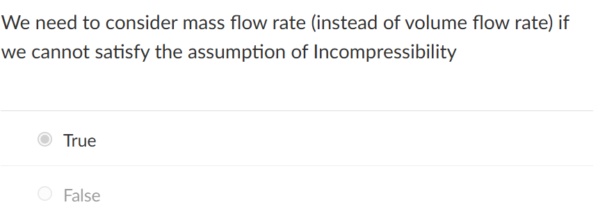 <p>mass flow rate if not considering imcompressibility</p>
