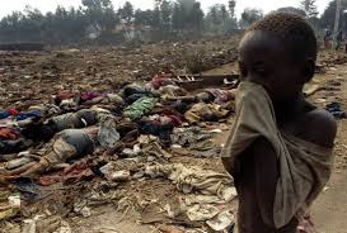 <p>The killing of more than 500,000 ethnic Tutsis by rival Hutu militias in Rwanda in 1994. The conflict between the dominant Tutsis and the majority Hutus had gone on for centuries, but the suddenness and savagery of the massacres caught the United Nations off-guard. U.N. peacekeepers did not enter the country until after much of the damage had been done.</p>