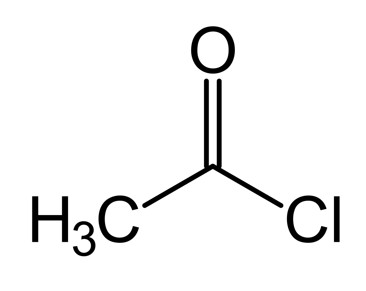 <p>Ex: acetyl chloride</p>