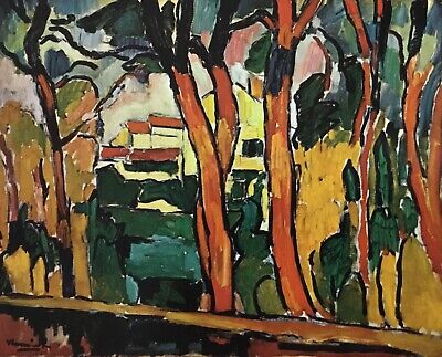 <p>Krajina s červenými stromy - Vlaminck</p>