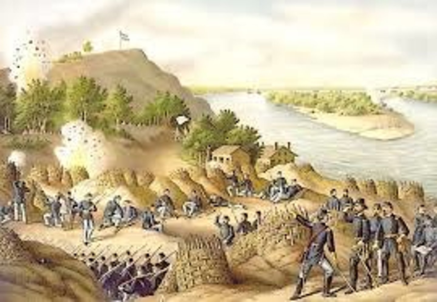 <p>(May 18-July 4, 1863); Union gained control of the Mississippi River, divided the south into 2 parts - Union victory</p>