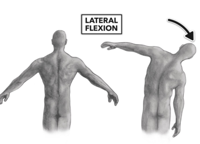 <p>Bending the vertebral column to the side. Occurs in the frontal plane along the anteroposterior axis of the body. Occurs in the vertebral column (cervical, thoracic, and lumbar regions)</p>