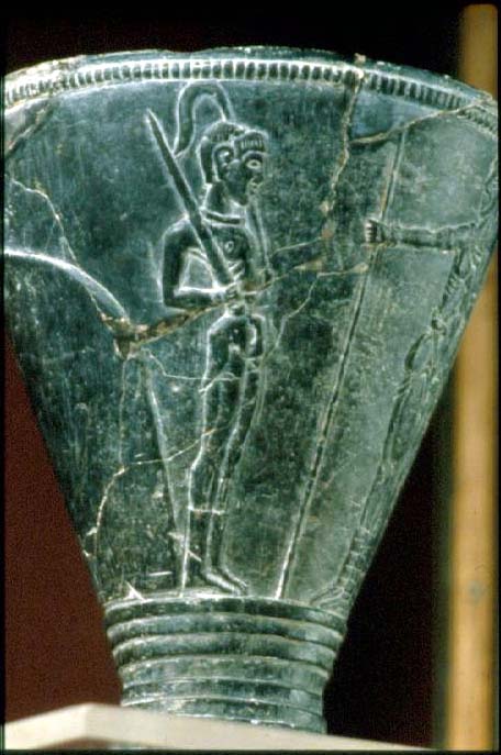 <p>“Chieftan Cup.” Stone. Minoan</p>