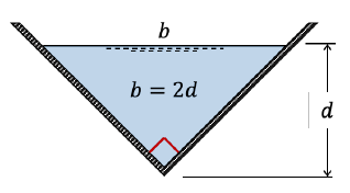 <p>b = 2d</p>