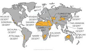 <p>Where do hot deserts typically form?</p>