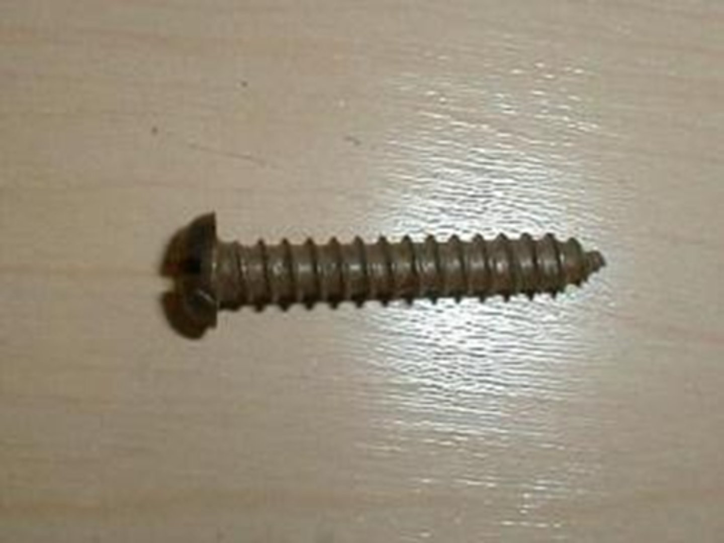<p>What type of screw is this? (Softer metal)</p>