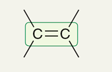 <p>sp2 carbon double bonds</p>