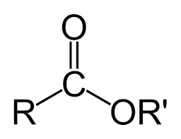 <p>COOC, RCOOR (IUPAC suffix for carboxyl ester)</p>