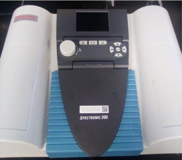<p>spectrophotometer</p>