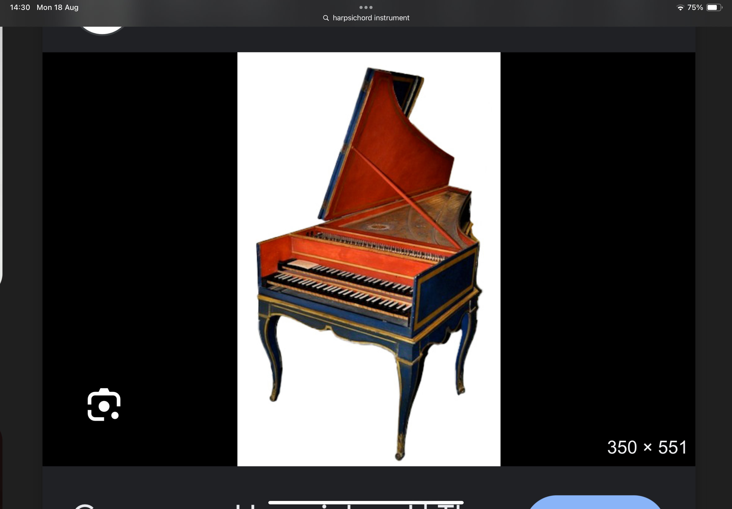 <ul>
<li>popular keyboard instrument of baroque time.</li>
</ul>