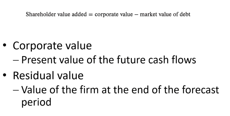 <p>The worth of the business from a shareholder's perspective</p><p></p>