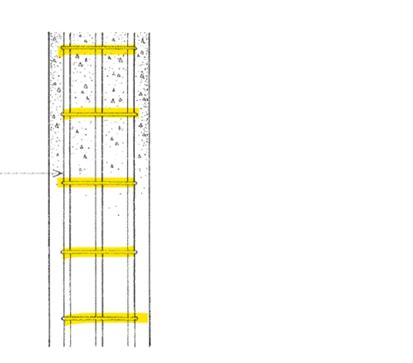 <p>Lateral ties should have a diameter of atleast ______ mm spaced apart not more than 48 tie diameter</p>
