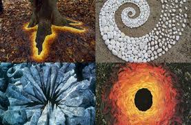 <ul><li><p><span style="font-family: &quot;Times New Roman&quot;, serif">aesthetic</span></p></li><li><p><span style="font-family: &quot;Times New Roman&quot;, serif">Earth Art&nbsp;</span></p></li><li><p><span style="font-family: &quot;Times New Roman&quot;, serif">uses organic materials&nbsp;</span></p></li><li><p><span style="font-family: &quot;Times New Roman&quot;, serif">temporary installations</span></p></li></ul><p></p>