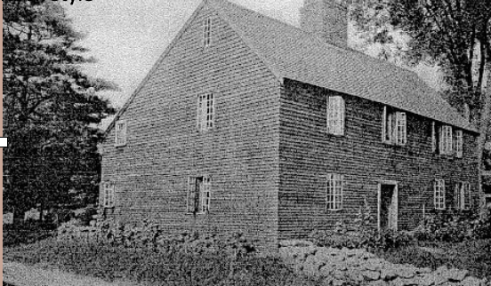 <ul><li><p>side gabled</p></li><li><p>two stories</p></li><li><p>central chimney</p></li></ul><p></p>