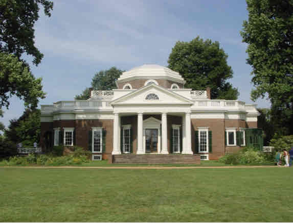 <p>Thomas Jefferson (architect), 1768-1809 CE, brick, glass, stone, wood</p>