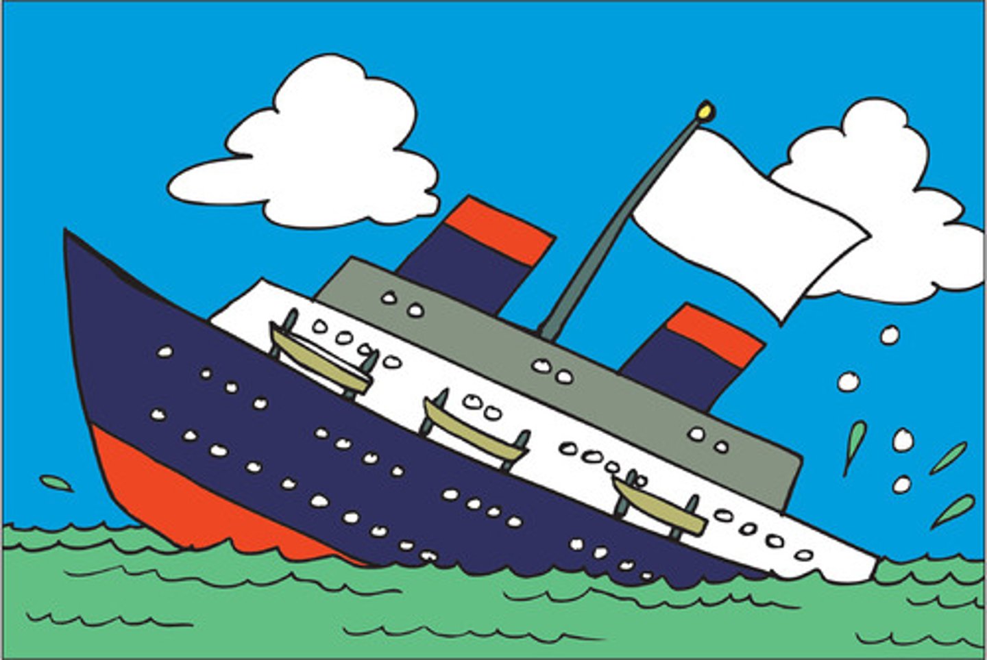 <p>to sink, to go under</p>