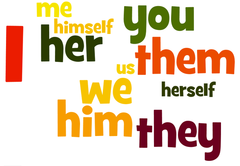 Replaces a noun. Examples: I, he, she, they, it, his