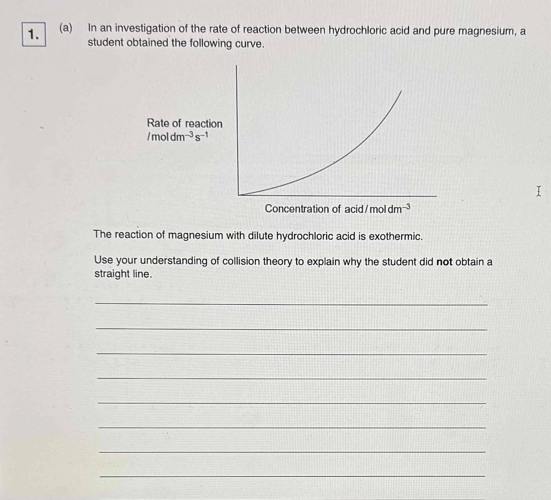 <p>Collision theory In endothermic reaction </p>