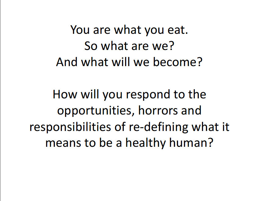 <p>EUGENICS - “it’s less about having your best baby, and more about being the best parent for your baby.”</p><p>germ-line editing</p><p>“premature,” “ethically problematic,” and even “monstrous.”</p><p>GMHs (genetically modified humans)</p><p>synthetic lifeforms</p><p>“frankenfoods” </p>