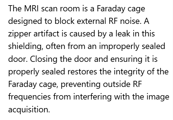 <p>D. Close scan room door and ensure adequate door suction</p>