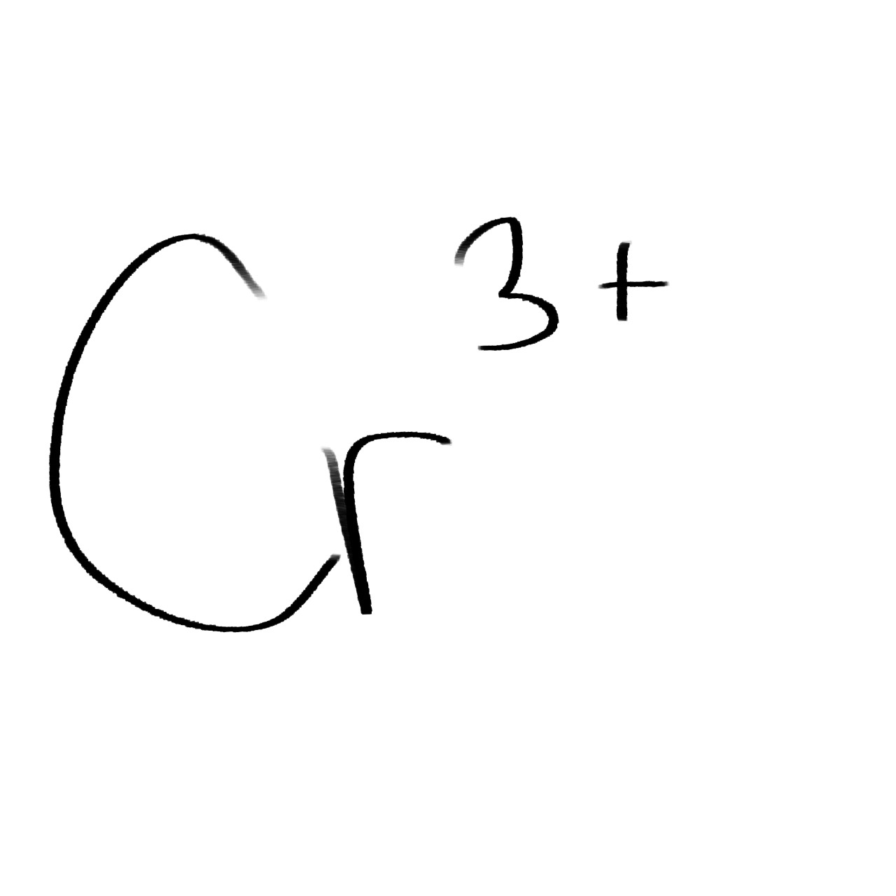 Cr 3+