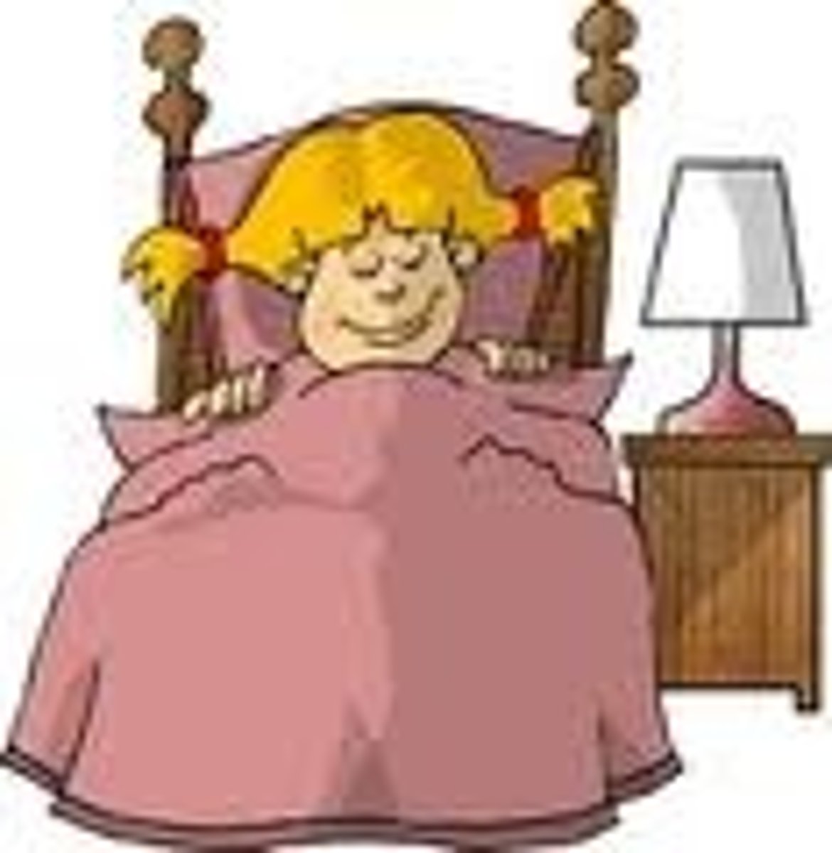 <p>She went to bed.</p>