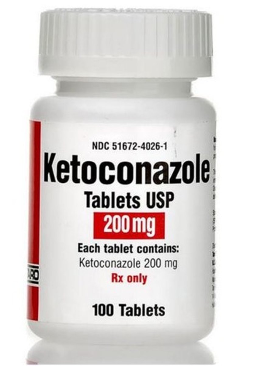 <p>Fluconazole</p><p>Ketaconazole;</p><p>yeast infections, especially for skin</p>