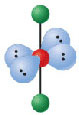 <p>e⁻ geo: octahedral molecular geo: linear hybridization: sp³d² bond angle: 180°</p>